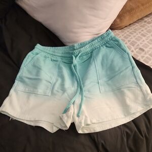 Gradient Aqua Women's Shorts